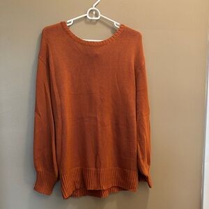 Women's Orange Sweater